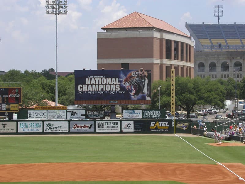 Alex Box Stadium aerial view